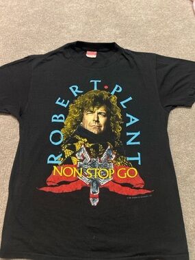 Robert Plant "Non Stop Go" Graphic Tee - Black